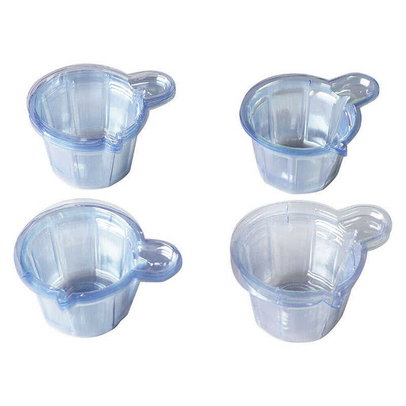 100Pcs 40ML Plastic Disposable Cups Dispenser Epoxy Jewelry Craft Making Supply