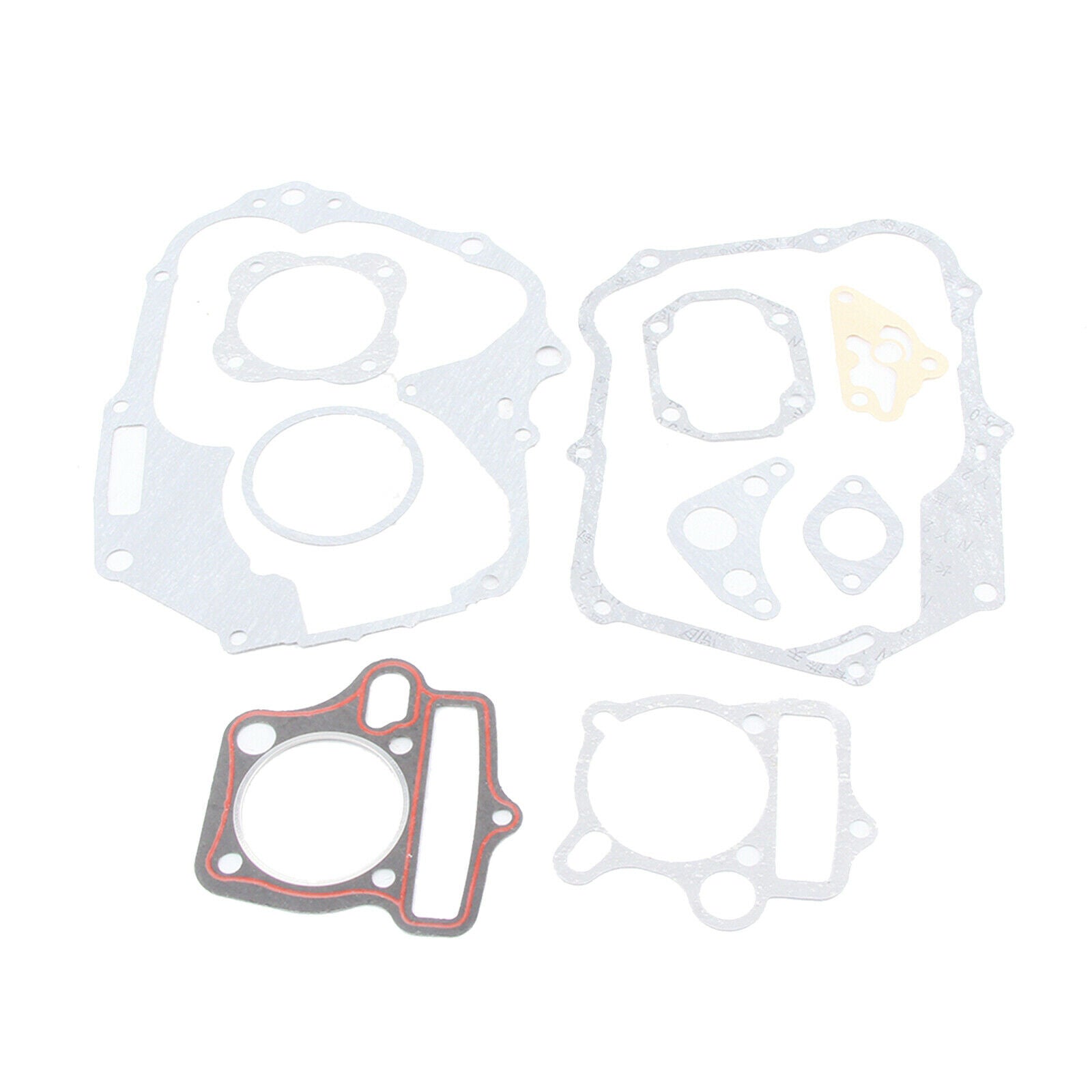 Complete engine cylinder gasket set for Chinese 125cc Lifan motorcycle