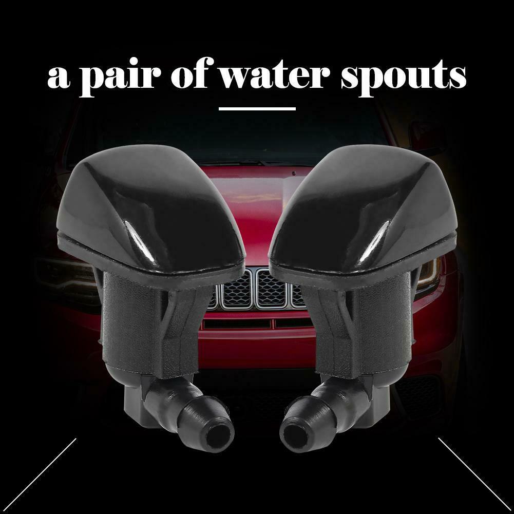 For Grand Cherokee 11-17 Front Windshield Washer Nozzles 68260443AA 1 Pair