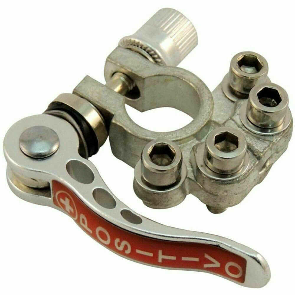 2pcs Car Battery Terminal Connectors Quick Release Disconnect Positive Negative