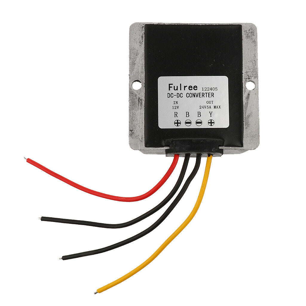Step up Converter DC 12V to 24V 5A 120W Waterproof Boost Power Module