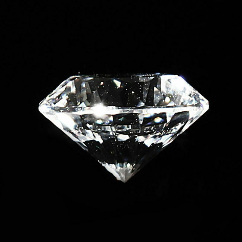8mm Unheated 3.5CT White Round Sapphire AAAAA Brilliant Loose Gemstones