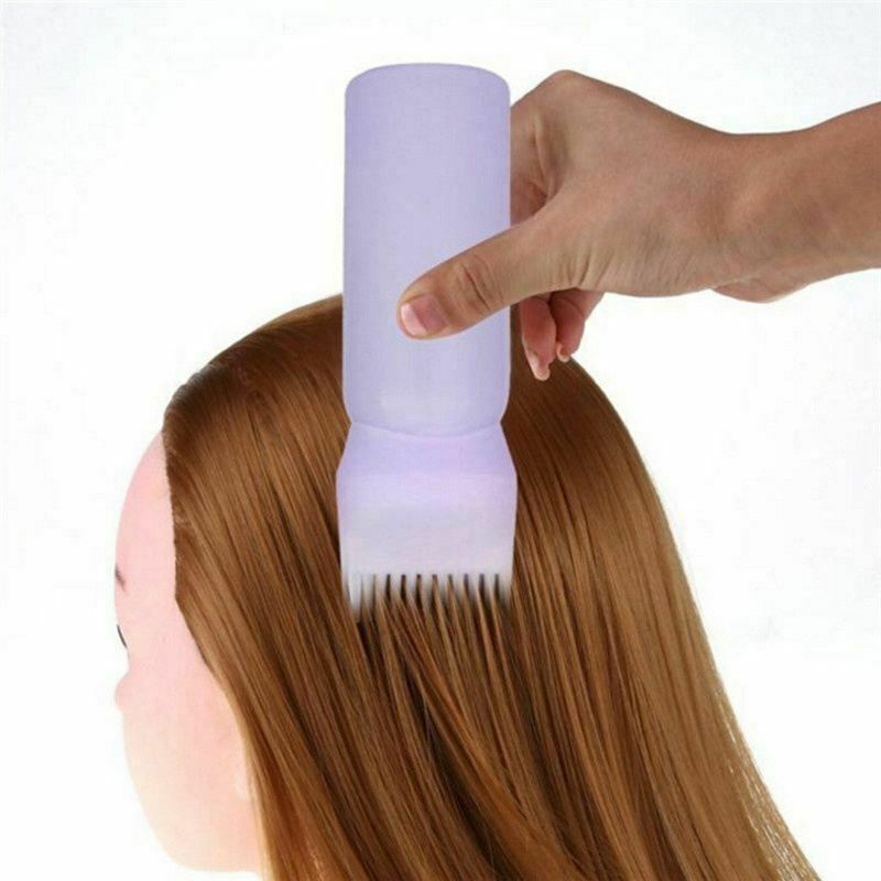 Dyeing Shampoo Bottle Oil Comb 120ML Hair Tools Hair Dye Applicator Brush BottS1