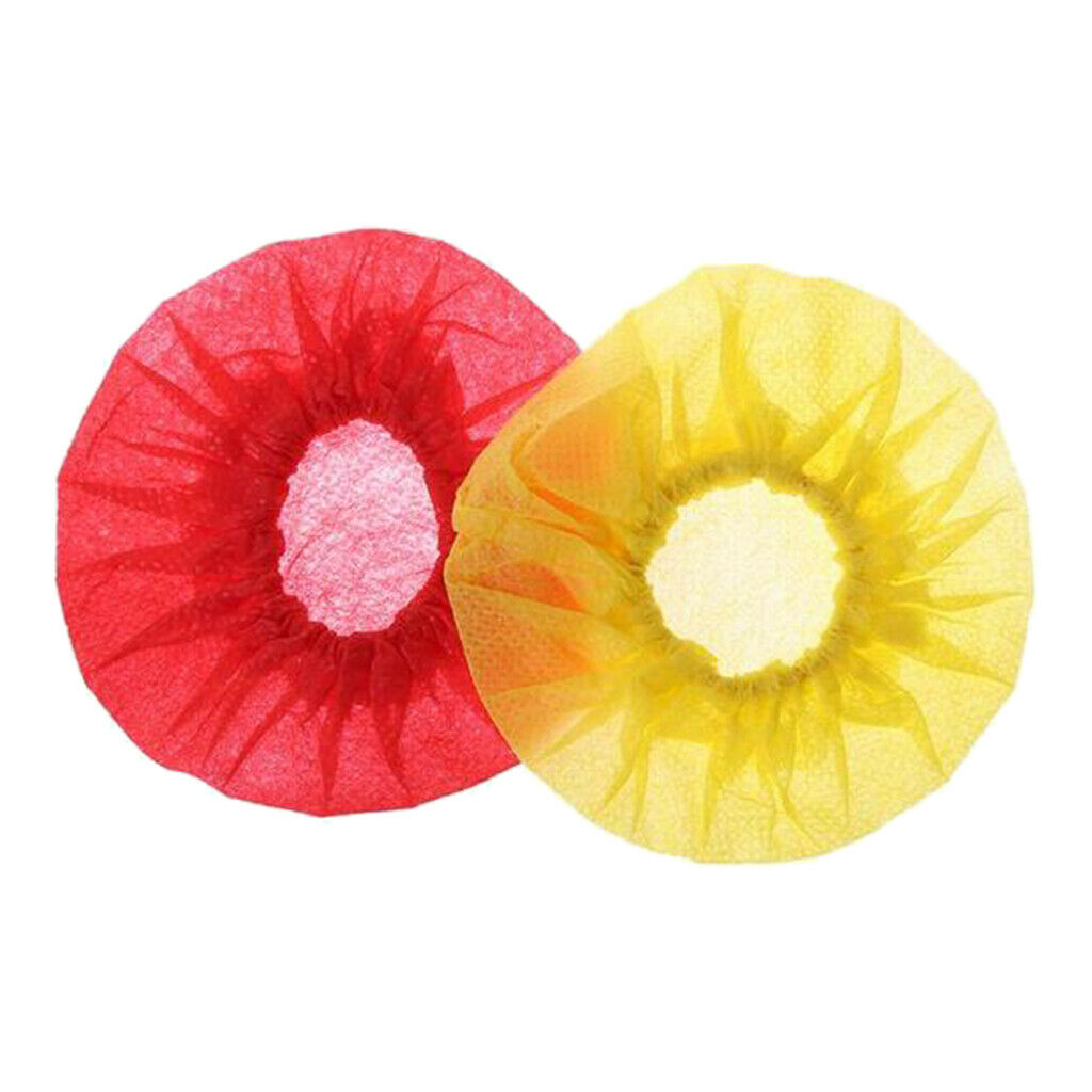 400Pcs Non-woven Microphone Cover Windscreen Stage Handheld Mic Covers for KTV