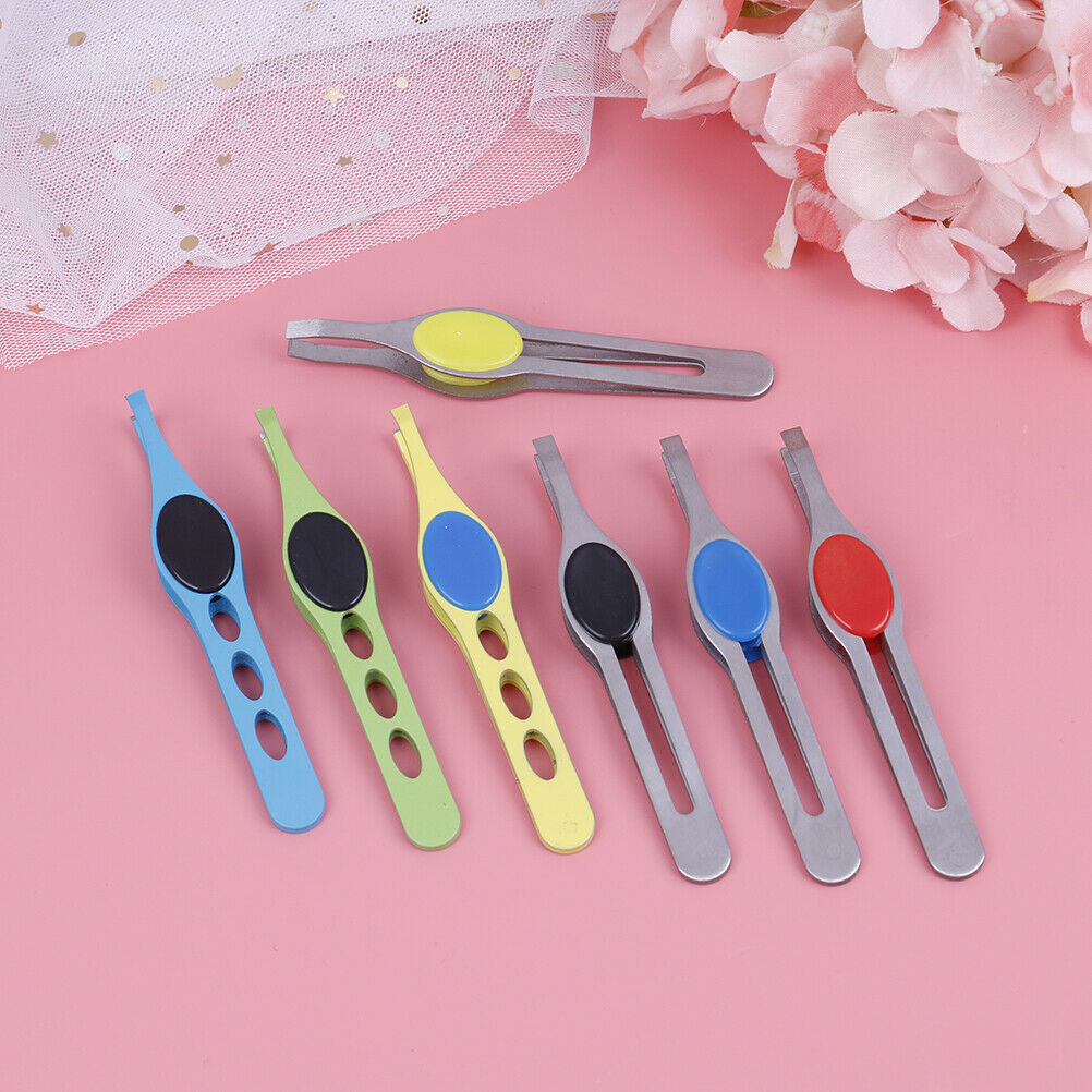 Eyebrow Clip Hair Slanted Puller Stainless Steel Brow Trimmer Face Hair R.l8