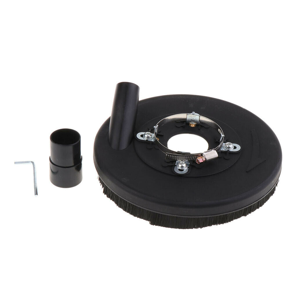 Universal Aluminum Angle Grinder Dust Captures Extraction Cover Shroud 7inch