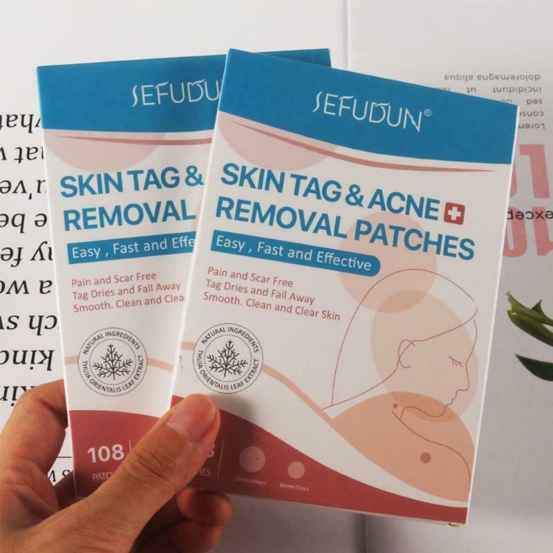 108 Patches Skin Tag Remover Patch Wart Removal Stickers Cover Conceals Tags