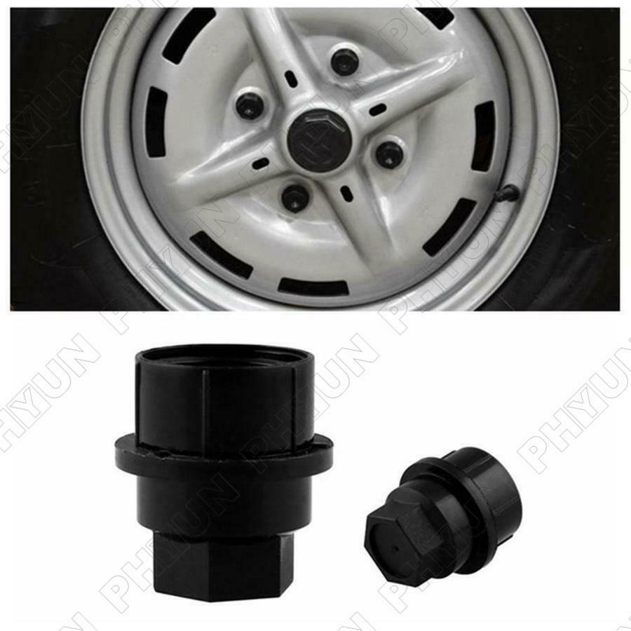 24x Black Lug Nut Covers Cap For Chevy GMC Silverado 1500 2500 Truck 15646250