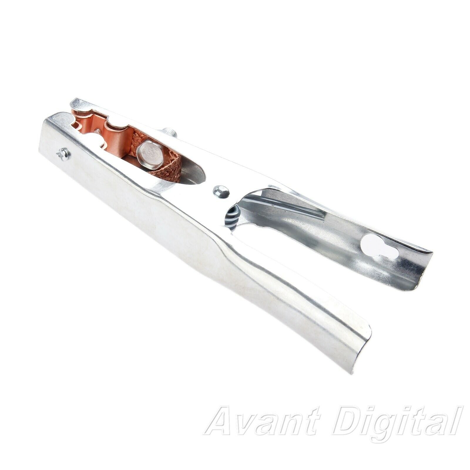 Steel Copper 500Amp Welding Earth Ground Clamp For MMA Stick Clip Length 23cm