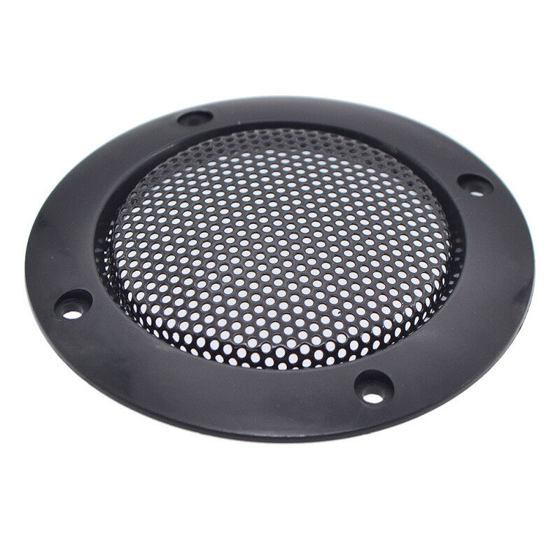 2 Pcs 2" Metal Car Tweeter Audio Speaker Cover Case Holder with Screw Video Part