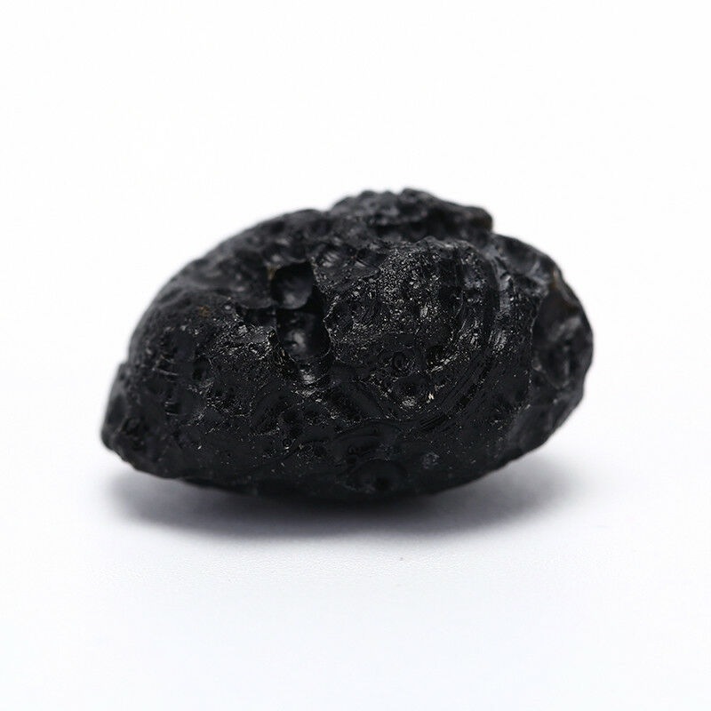 1XTektite Meteorite Raw Specimen Mineral Rock Iron Stone Rough Black Spac.l8