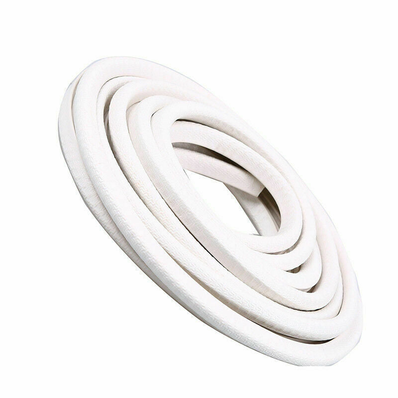 White 4.5M Rubber Trim Seal Car Door Edge Protector Weather Seal Strip Universal