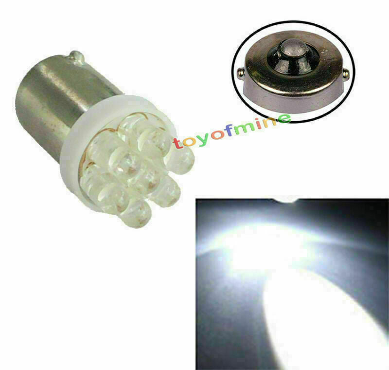1 Pcs BA9s T4W 233 1895 White 7 LED Car Side light Lamp Bulb DC 12V NEW