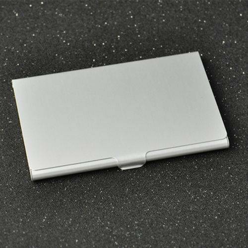 1Pc Pocket Metal Business ID Credit Card Case Box Holder Stainless Steel