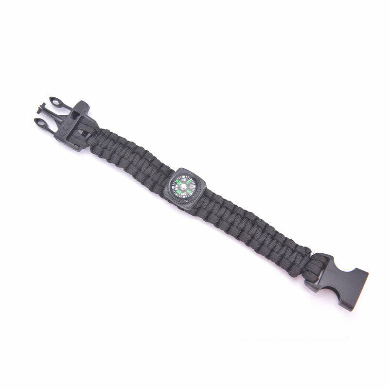 Military Emergency Paracord EDC Bracelet Multifunction Field Survival Com.l8