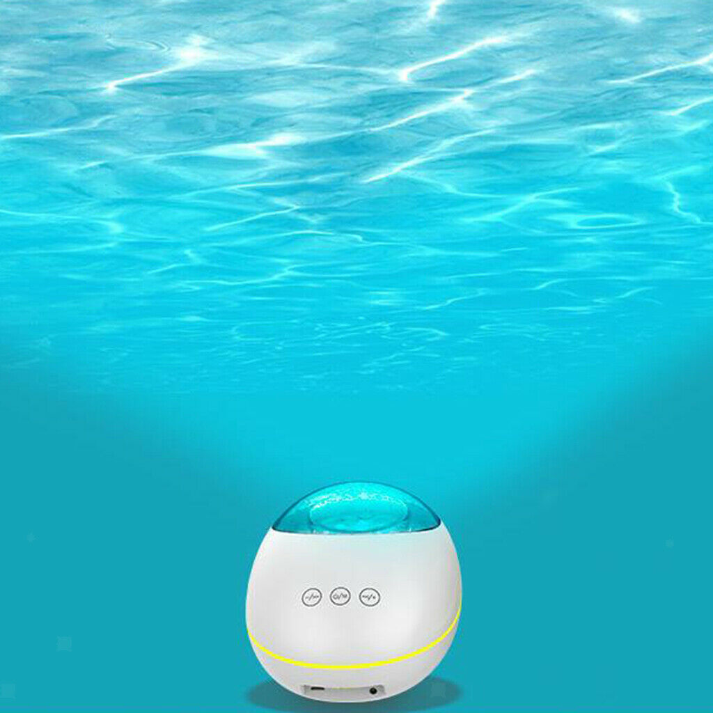 2-in-1 Projection Lamp and Bluetooth Speaker 8 Colors Changing White