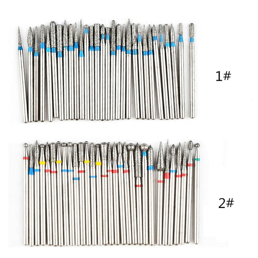 30 Pieces Tungsten Steel Nail Drill Bits for Nail File Manicure Pedicure 01