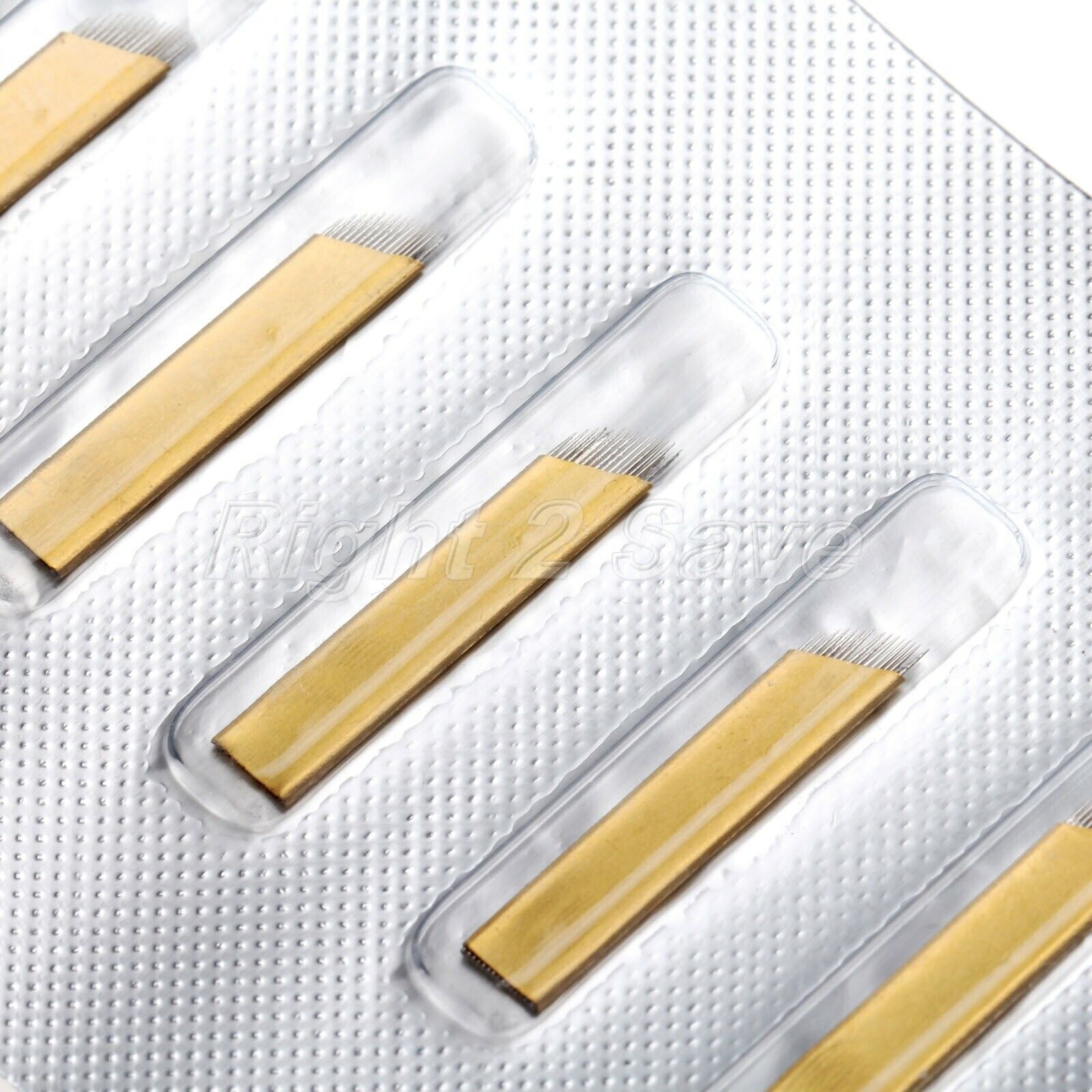5Pcs 14 Pin Blades Permanent Makeup Eyebrow Tattoo Pen Tool Microblading Needle