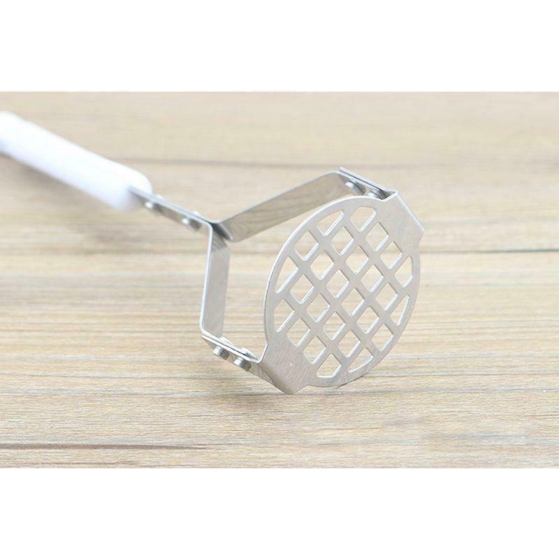 Stainless Steel Potato Masher ricer with Broad and Ergonomic â€“ Fine-grid Mashing