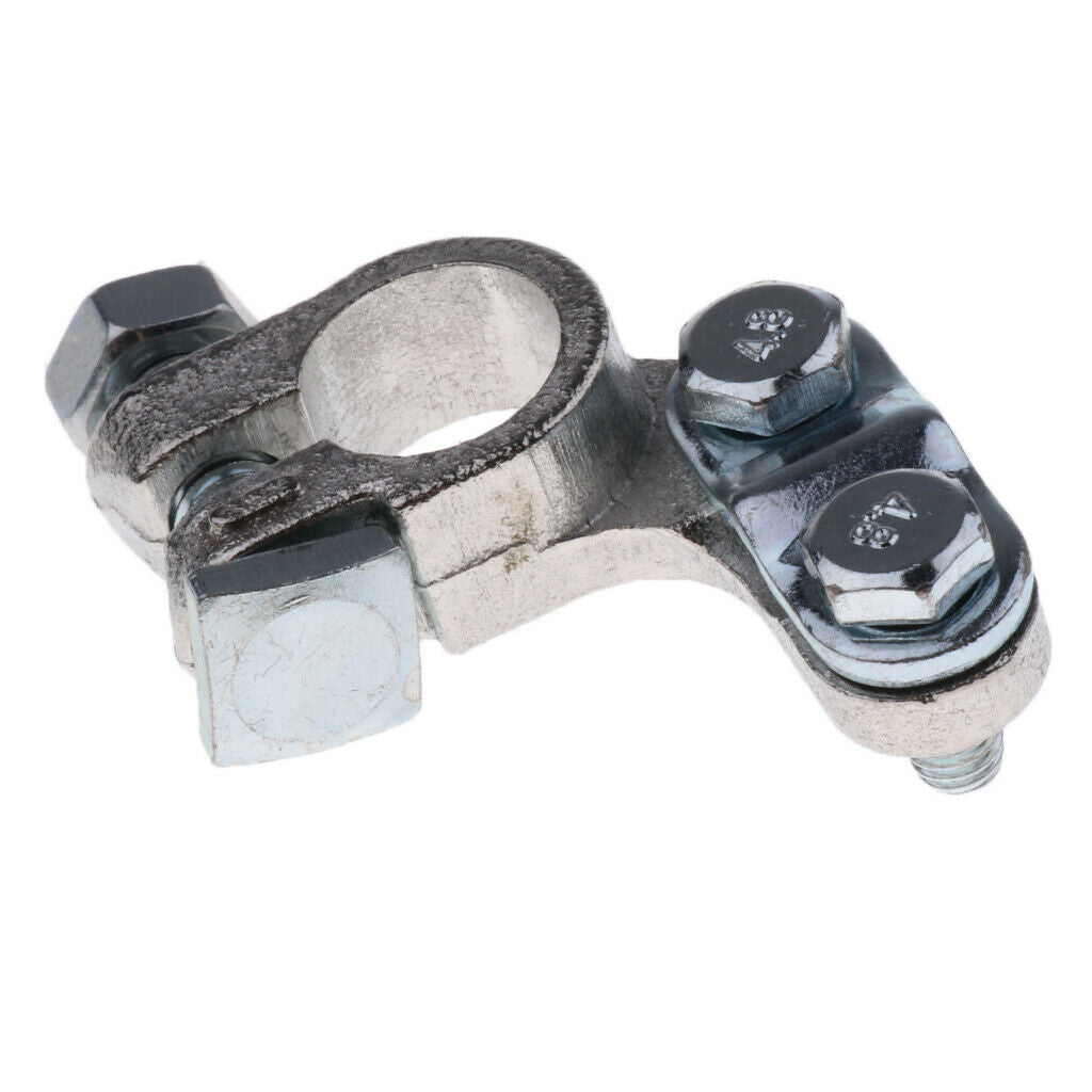 2pcs Brass Positive Negative Car Battery Terminal Clamp Clip Connector