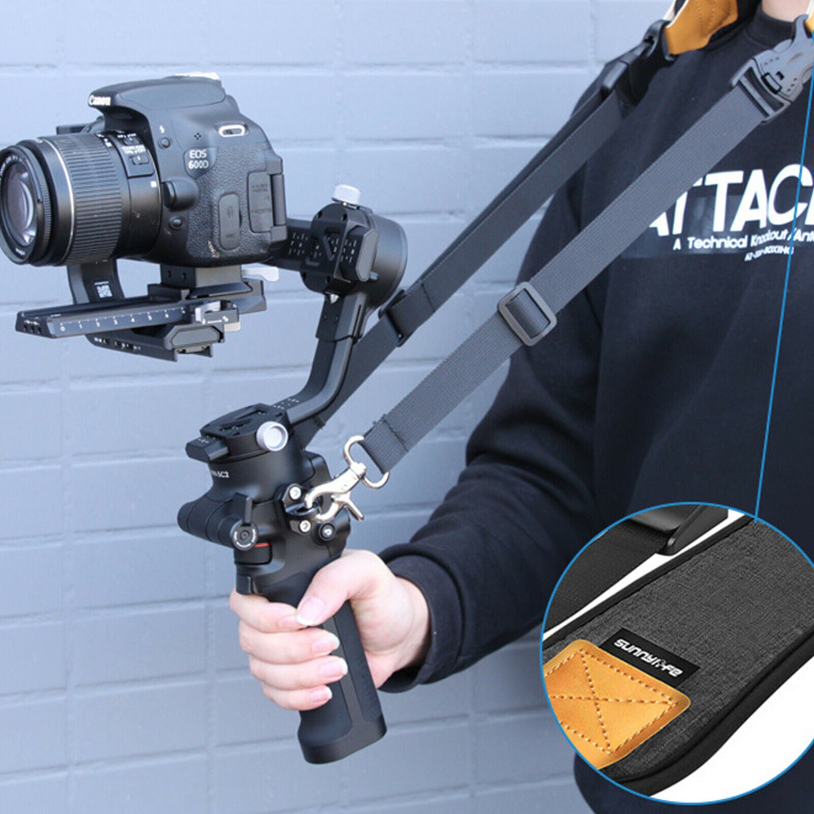 for RSC 2/RS 2/Ronin-SC/S Gimbal Camera Shoulder Neck Strap Adjust Lanyard Belt