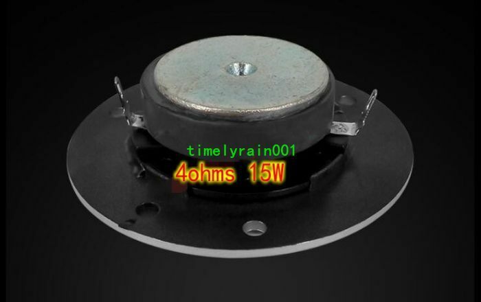 2pcs 74MM 4Ohm 4Ω 15W Tweeter Speaker loudspeaker Home Audio treble
