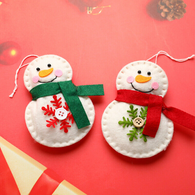 10pcs Cute Christmas Tree Ornaments The Santa Claus/Snowman/Gloves Party De JD