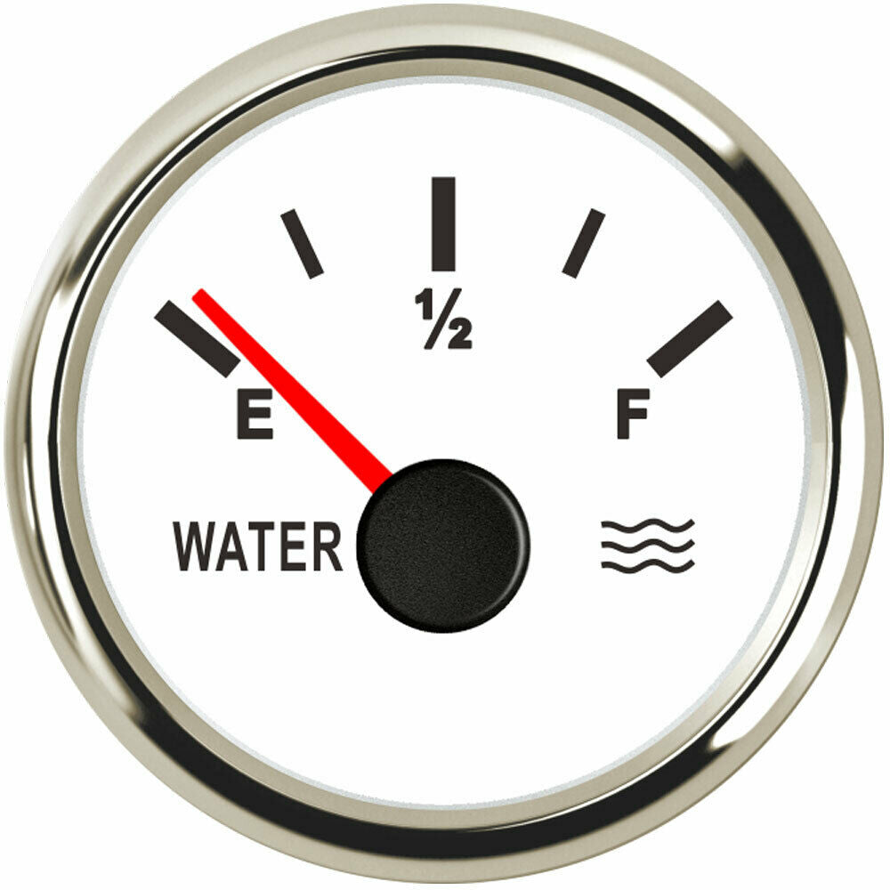 Water Level Gauge With 6.5inch Senders 240-33ohm 9-32VDC E-F For Car Marine