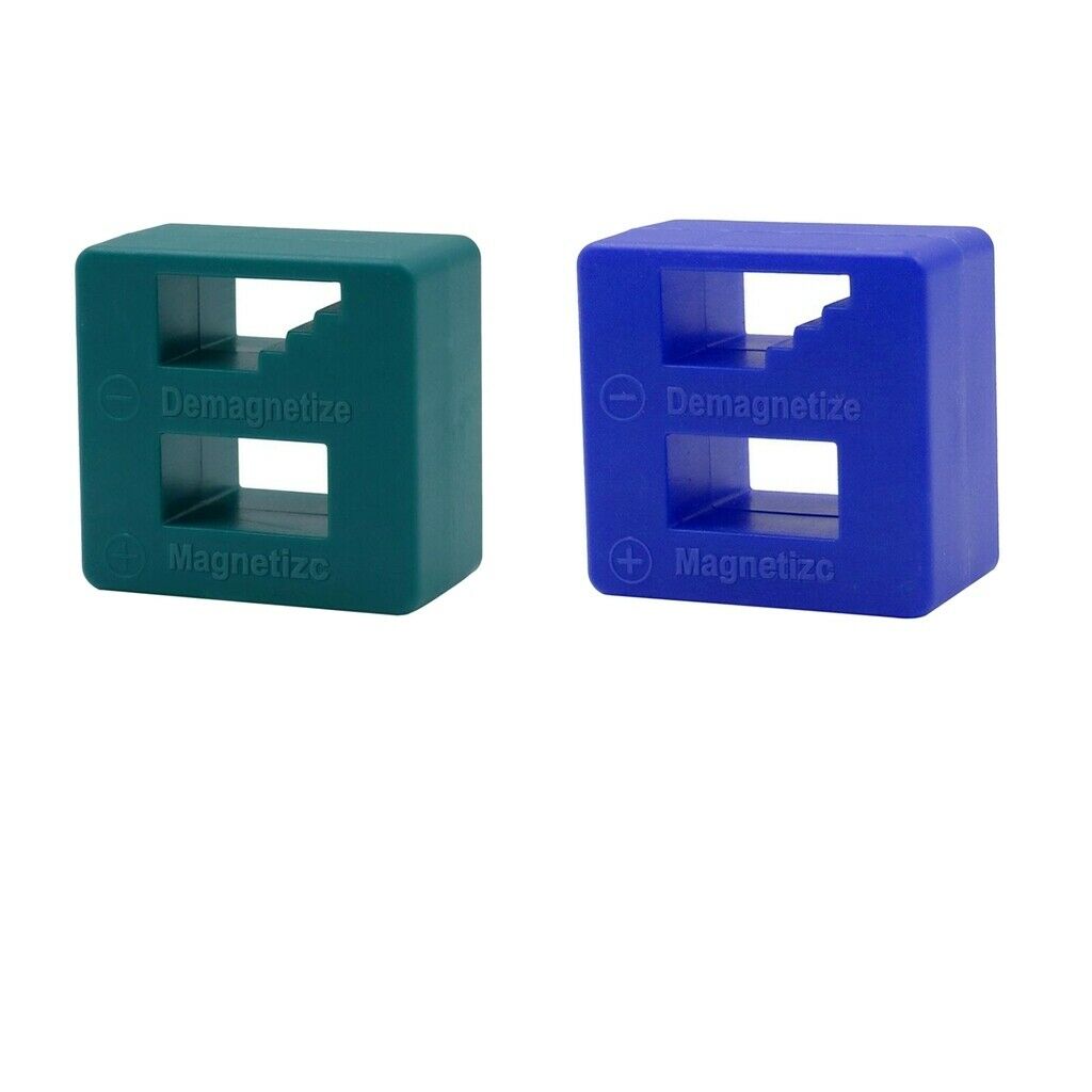Set of 2 2-in-1 Demagnetizer Magnetizer Magnetic Tools Construction Tools