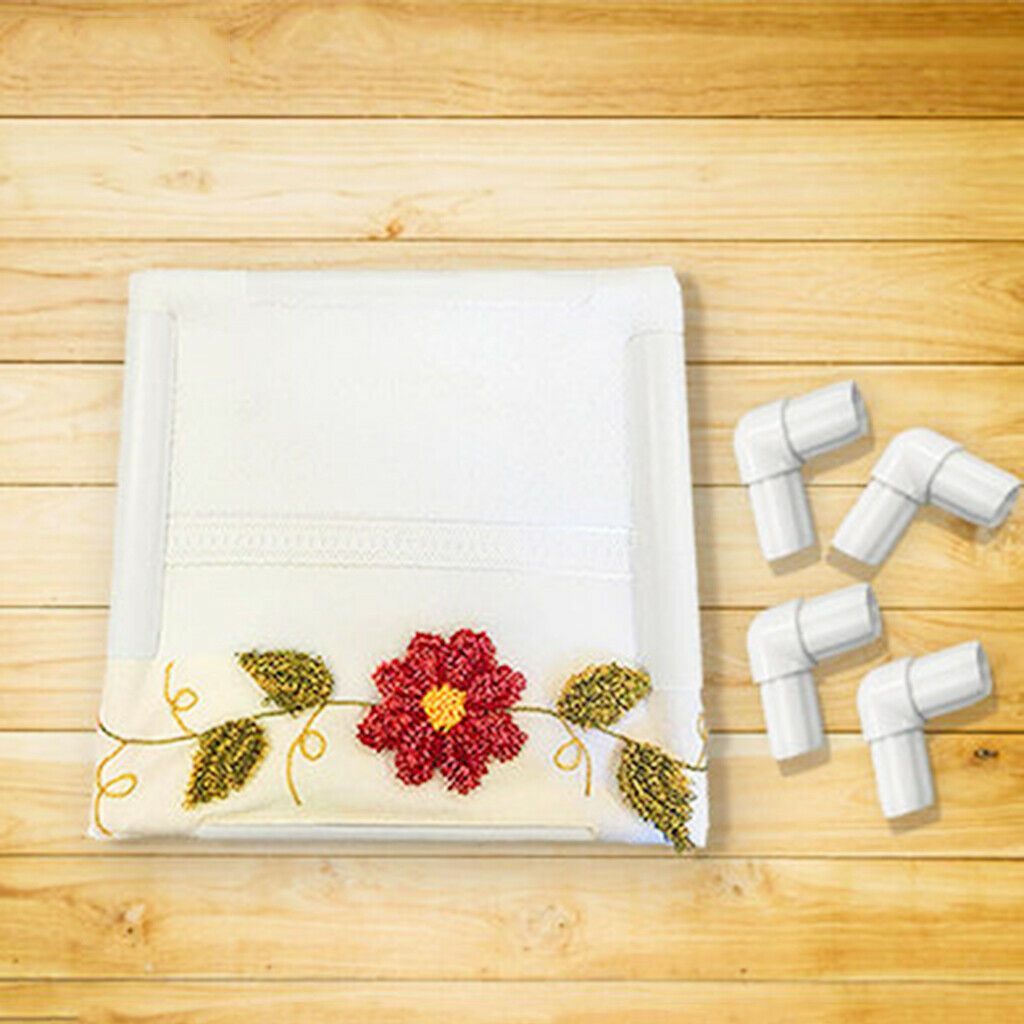 Plastic Embroidery Frame Cross Stitch Hoop Stand Lap Tool for Sewing Craft