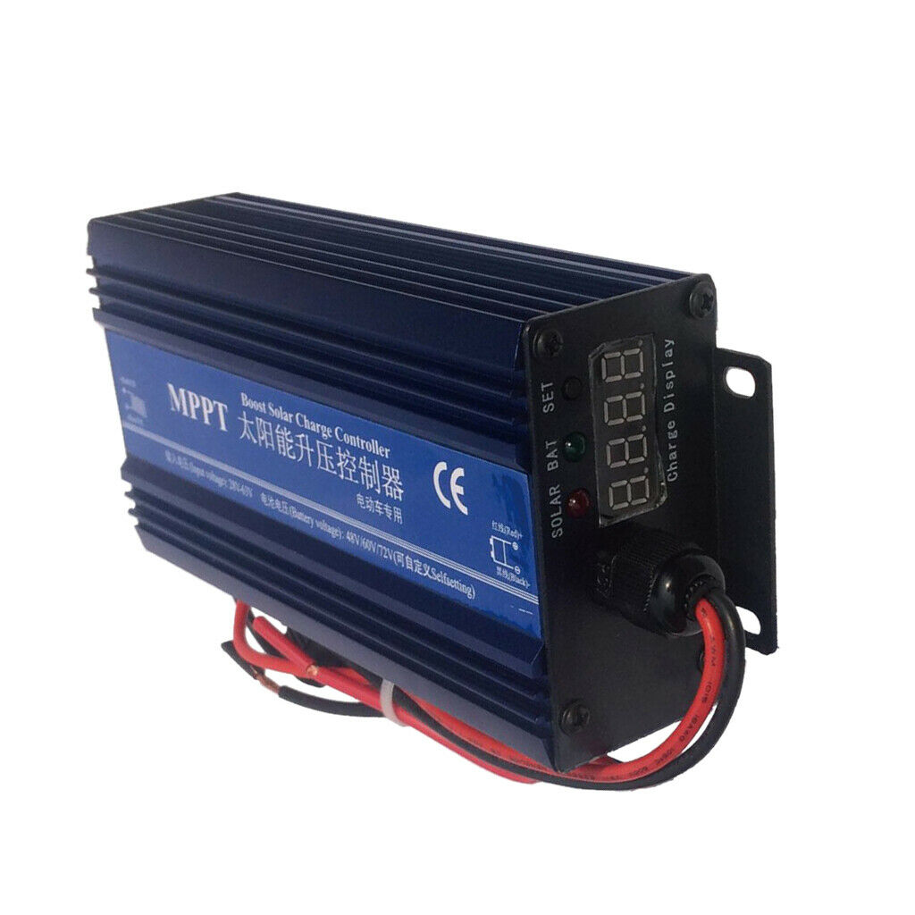 Intelligent MPPT Boost Solar Charge Controller Panel Regulator 48V-72V IP30