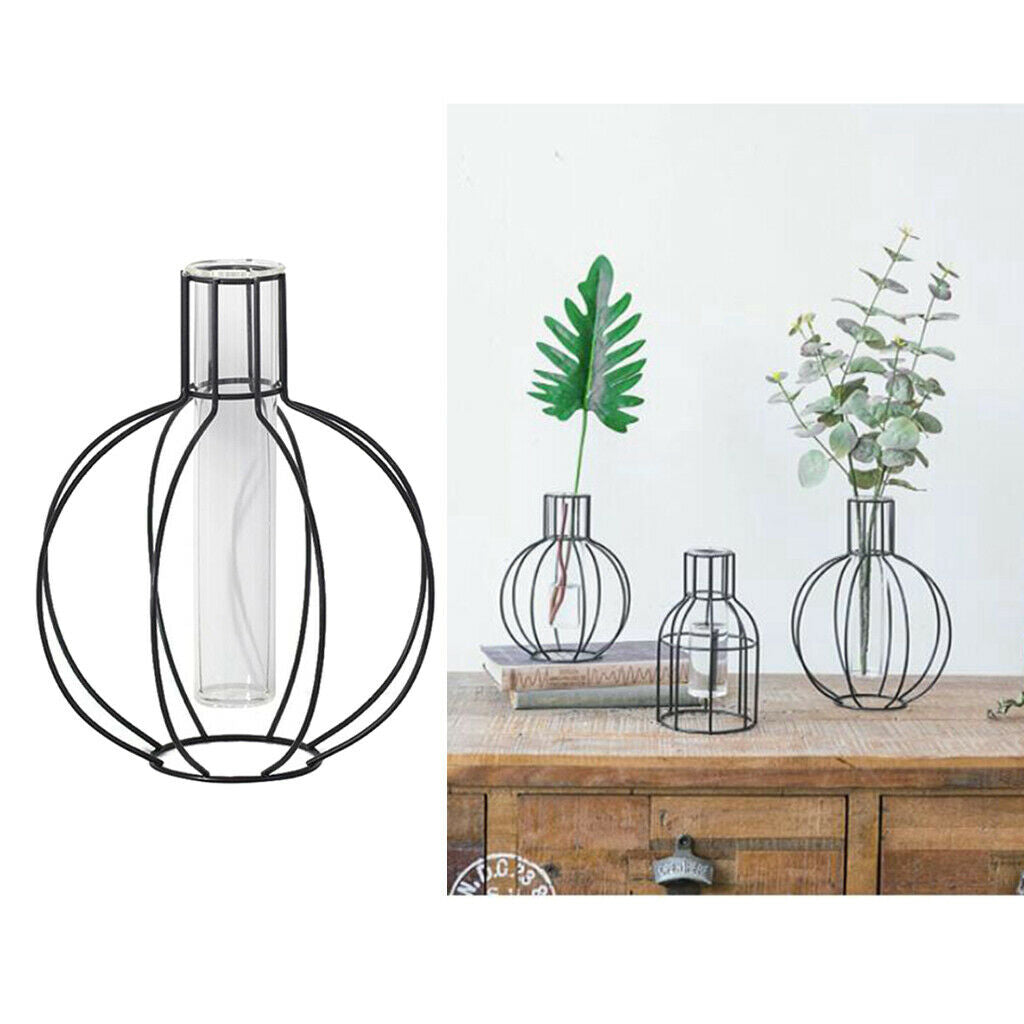 Nordic Style Iron Flower Plants Vase Flower Planter for Home Decor  3-L