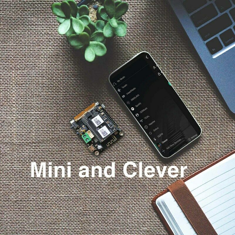 WiFi Wireless Bluetooth Module Up2Stream WiFi BT5.0 Audio Receiver Module R2W8