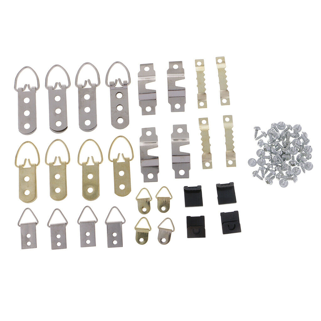 76x   Assorted   Photo   Frame   Hanging   Kit   Hanging   Solutions   Home