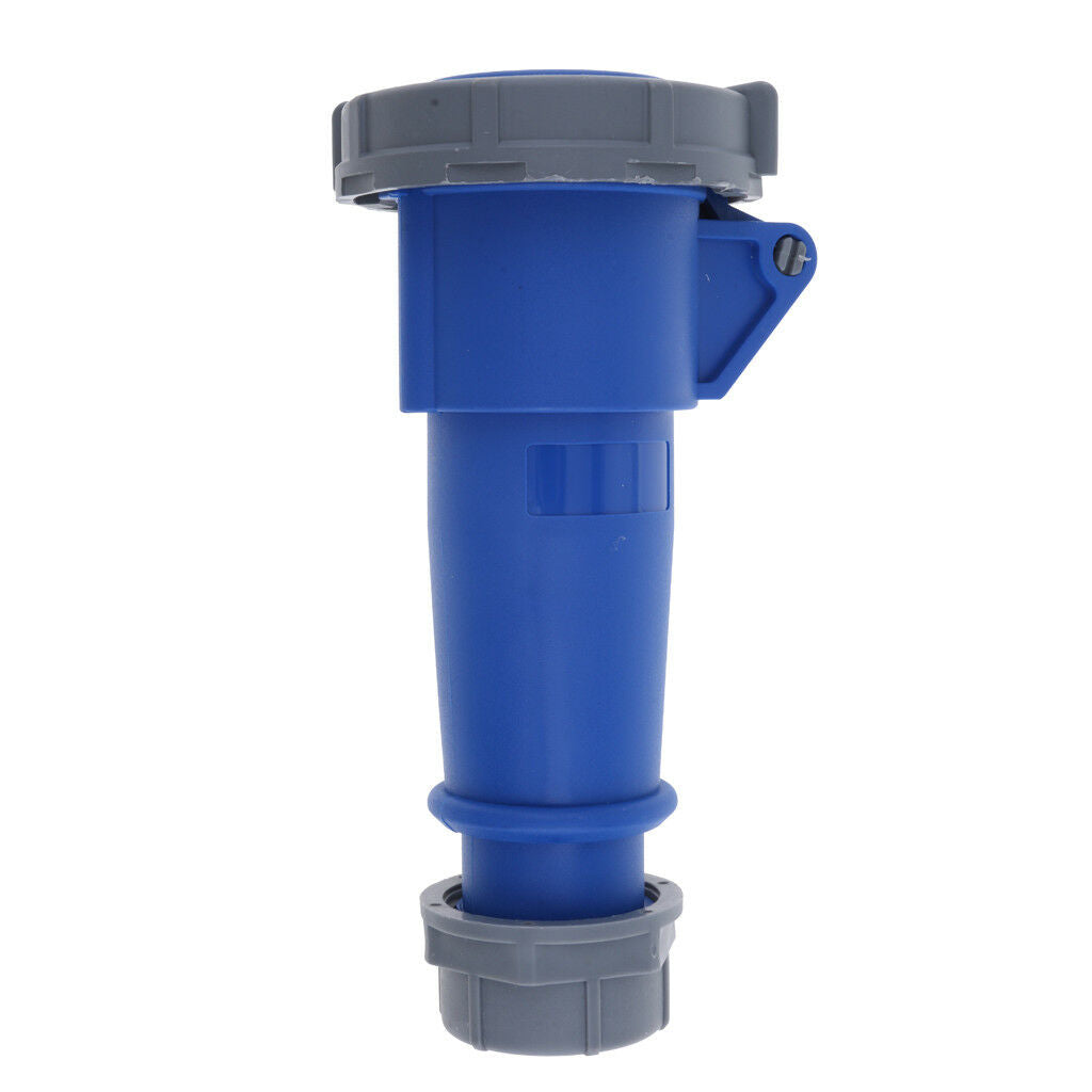 IP67 Waterproof Cable Wire Inline Coupler Connector Socket Plug 16A 2P+E