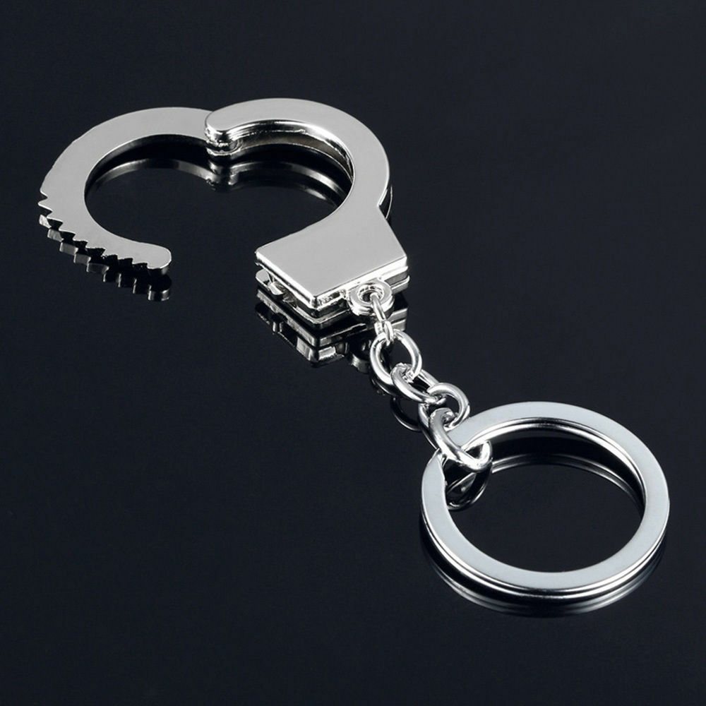 Fashion Men's New Gift Key Chains Keychain Keyfob Keyring Handcuffs Mini size