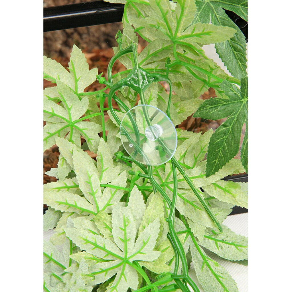 3x Artificial Reptiles Vine Jungle Climber Vine Reptile Terrarium Cage Ornament