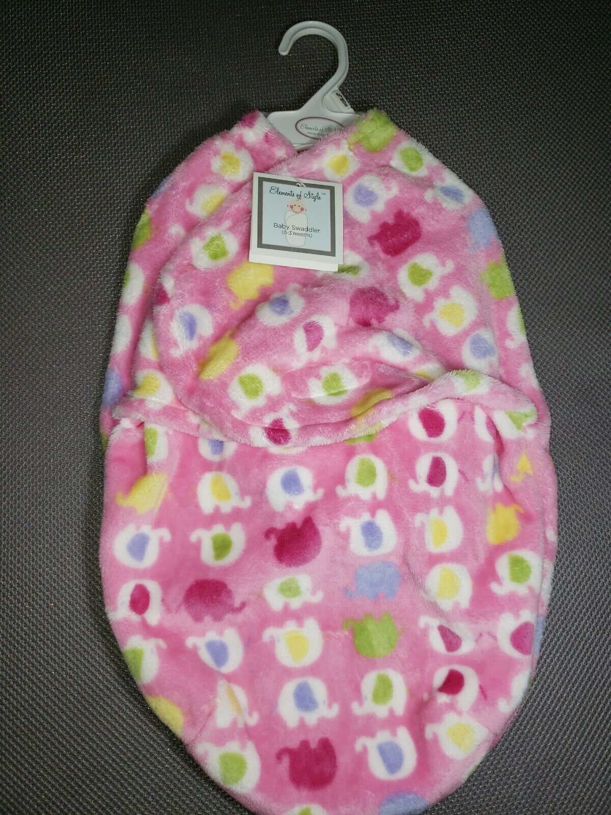 Baby Swaddle Wrap Blanket 0-3 Months Infant Newborn pink soft Elements of Style