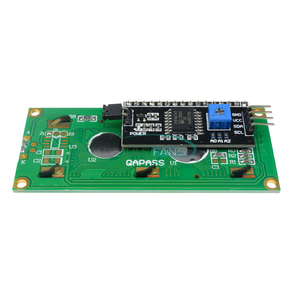 10PCS Blue IIC/I2C/TWI/SPâ€‹â€‹I Serial Interface1602 16X2 LCD Module Display