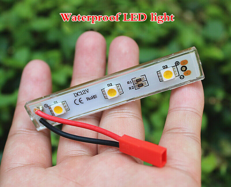 10pcs waterproof LED strip LED lamp beads DC12V 1W warm white DIY creation