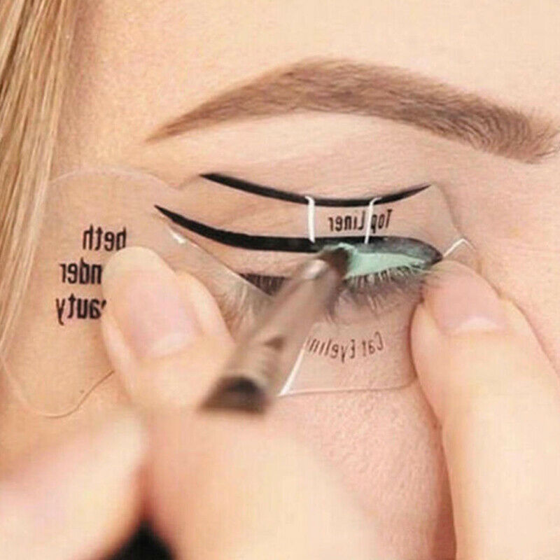 10pcs Cat Smokey Eyeliner Stencil Eye Shadow Guide Makeup Simple ToAPUKQ XC
