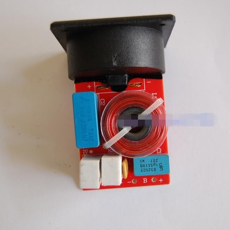 2pcs 2-Way Crossover Filters 2 Unit Hi-Fi Speaker Frequency Divider With box