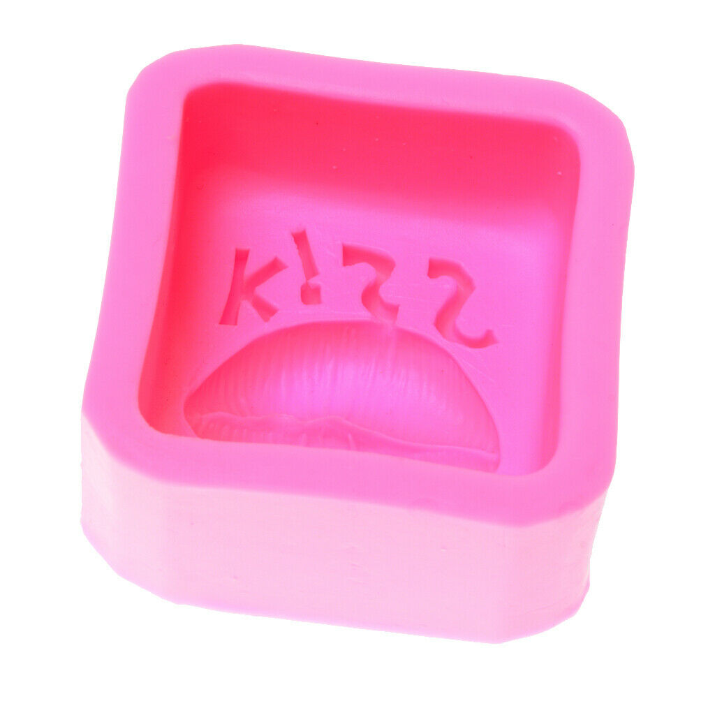 Novelty Mouth Kiss Silicone Cake Mould Baking Fondant Sugar Craft DIY Tool