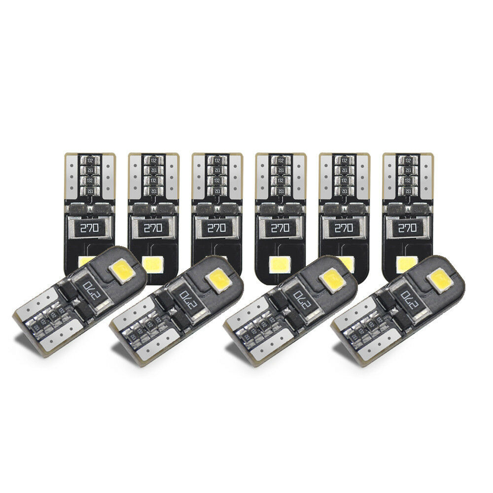 10* 6000K Canbus 2825 T10 168 194 W5W Dome License Side Marker LED Light Bulb US