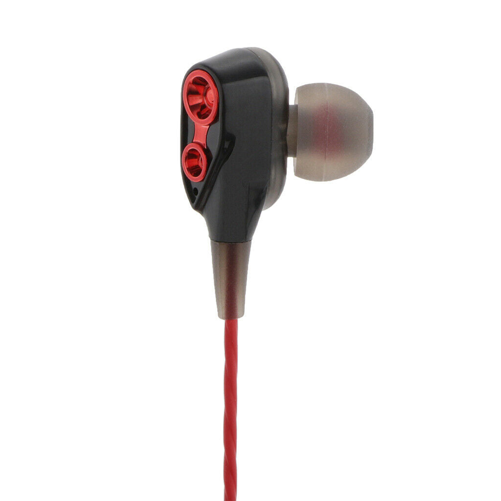 Dual Coil Wired In-ear Fidelity Headphones Noise Isolating Earphones Headphones