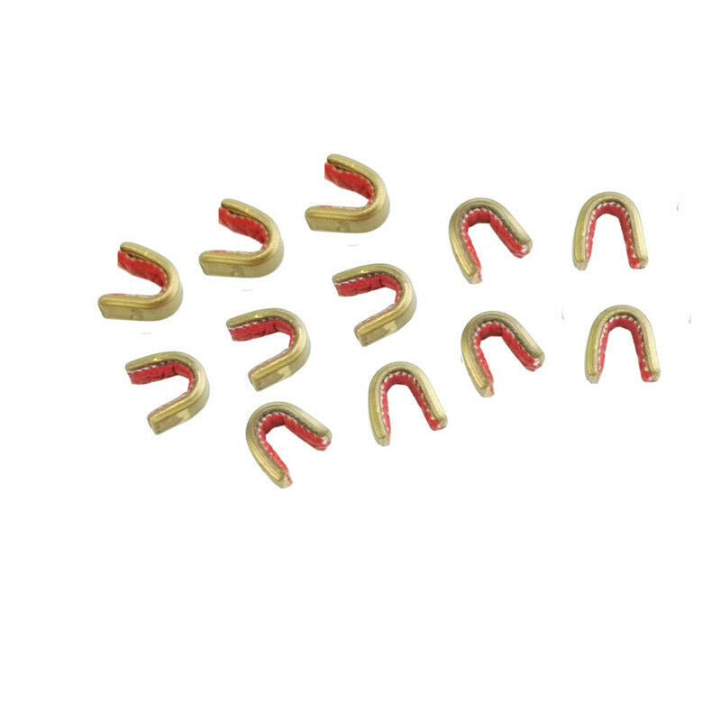 50pcs Archery String Nocking Points Brass Buckle Clips Nock Bow String Protector