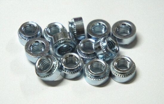 New 20Pcs S-M6-1 Zinc Plated Carbon Steel Self Clinching Nuts [M1]