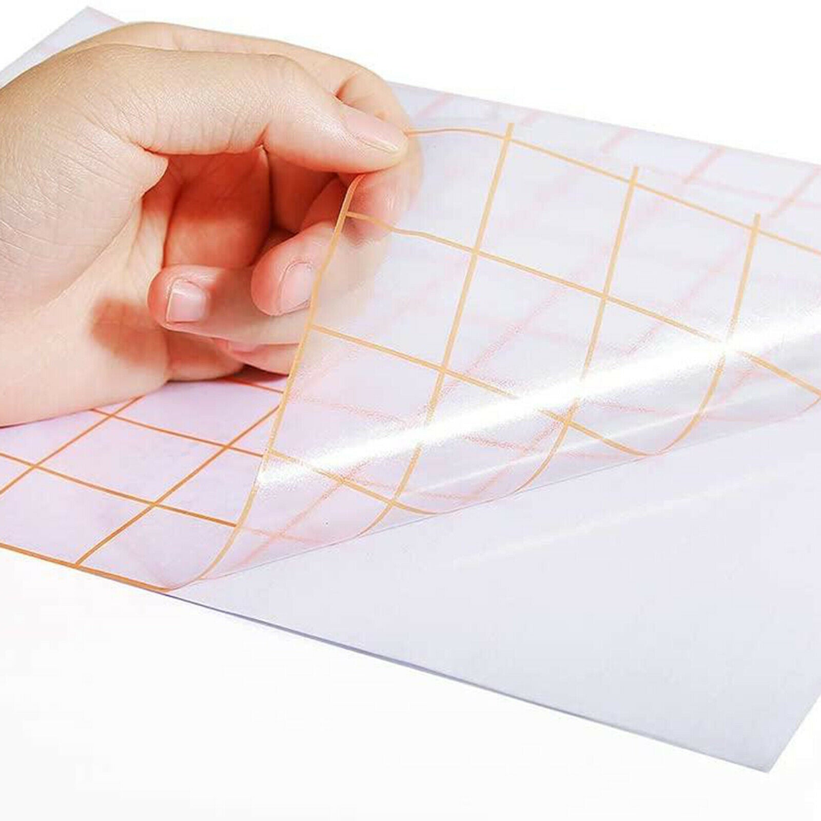 Vinyl Transfer Paper Tape Roll 12" x 79 inch with Alignment Grids Decals Windows