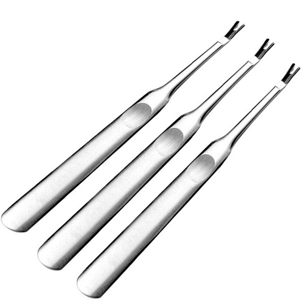 Stainless steel Nail Art Cuticle Pusher Trimmer Cutter Pedicure Manicure Tool NC