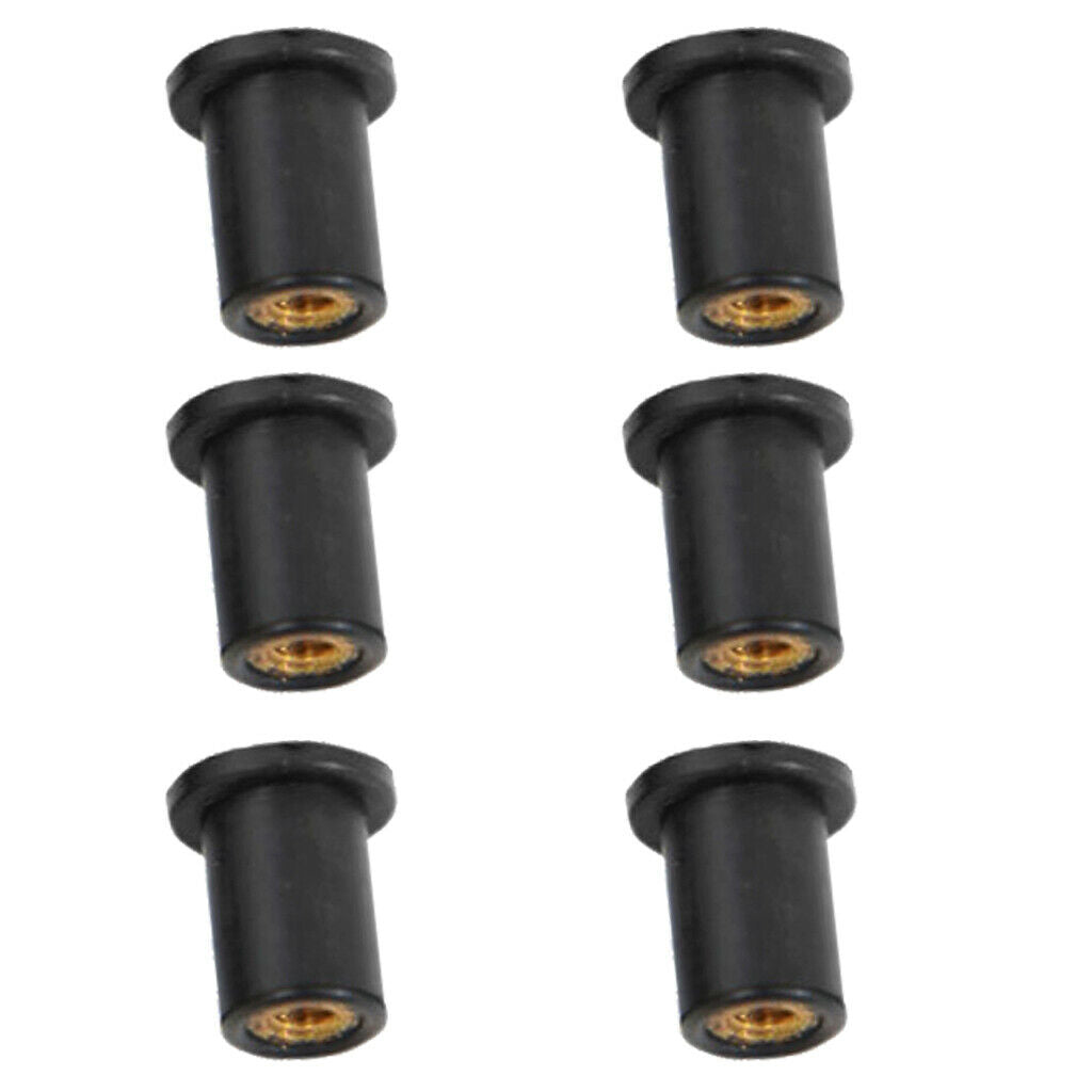 18 Piece M4 M5 M6 Metric Rubber Well Nuts Blind Fastener   for Kayak